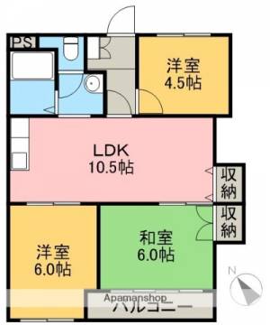 メイプル高須 Ｃ３０３の間取り画像