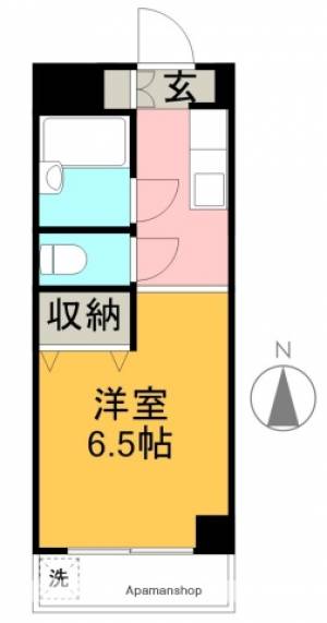 コーポ新田（北新田） 203の間取り画像