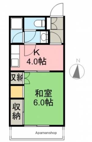 サンハイツⅡ 301の間取り画像