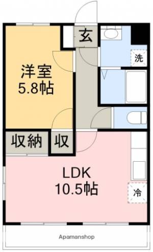 モーメントヤマイチ 203の間取り画像