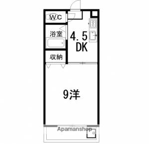 メゾンレーヴ高須 201の間取り画像