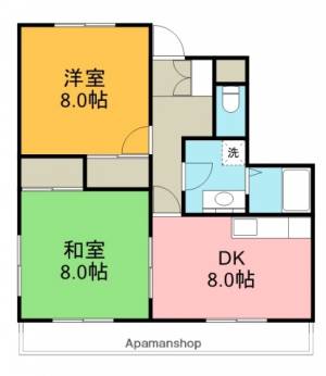 ジェンテ２１ 103の間取り画像