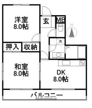 ジェンテ２１ 303の間取り画像