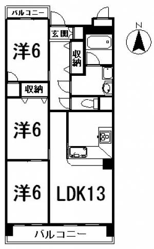 パールリバー 205の間取り画像