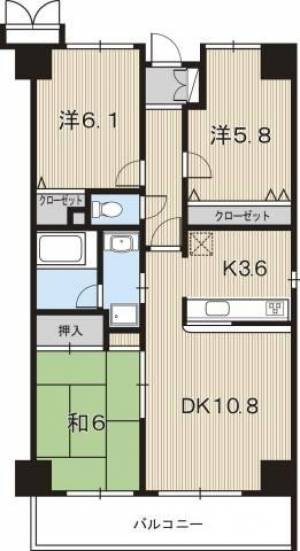 アプリア桟橋 304の間取り画像