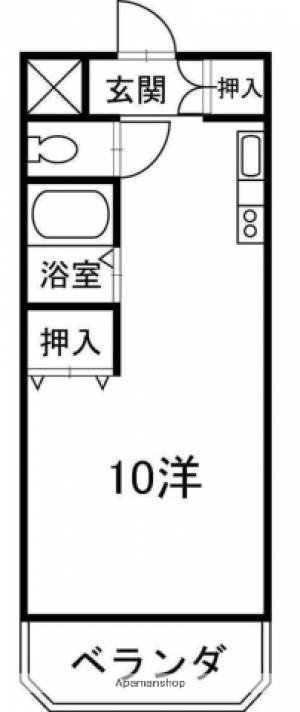 ヴィラージュ葛島 208の間取り画像