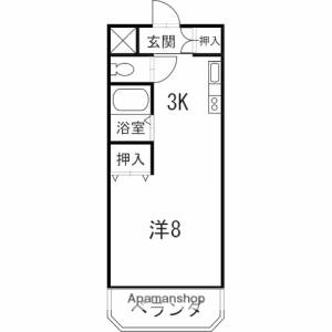 ヴィラージュ葛島 307の間取り画像