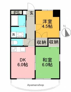 カームリヴ 605の間取り画像