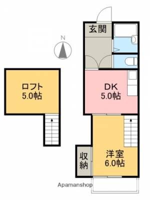 ハイツサンバード 401の間取り画像