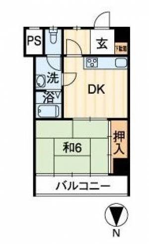 住友ハイツ 503の間取り画像