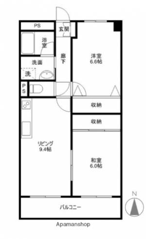 ヴィラ・トリニティ 402の間取り画像