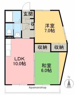 インペリアル西本Ⅱ 101の間取り画像