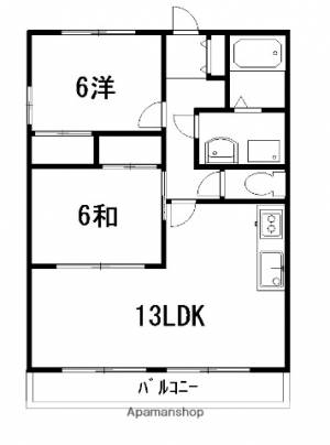 澤村マンション 303の間取り画像