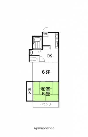 東山コーポ 201の間取り画像