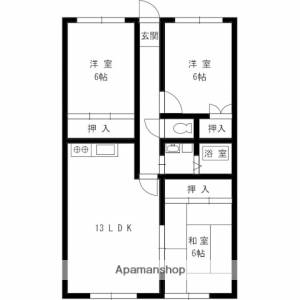 ヴィラソレイユ 302の間取り画像