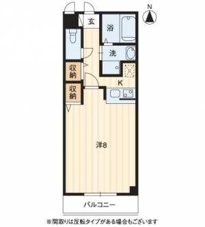 ドエル森の木Ⅱ 307の間取り画像