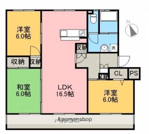 エスペランサ潮新町 202の間取り画像