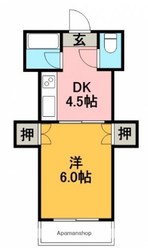 ガーデンタワー 302の間取り画像