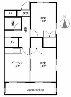 ルミネ中沢 305の間取り画像