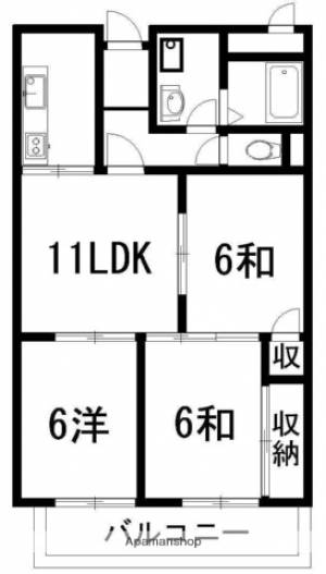 レジデンス・ニチュー 201の間取り画像