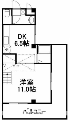 メゾンレーヴ潮江 401の間取り画像