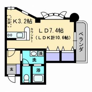 メゾンＳＥＩ 205の間取り画像