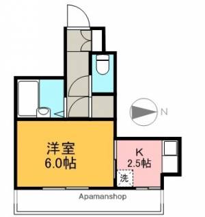 カルム桟橋 406の間取り画像