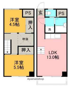 ＬＢ－１ Ｎ８０２の間取り画像