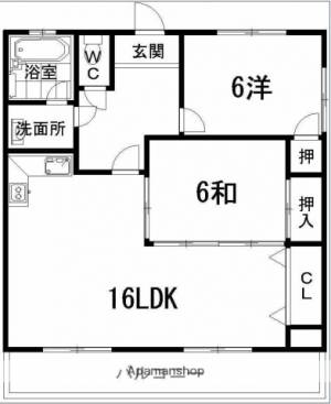 ハイツ南国 301の間取り画像