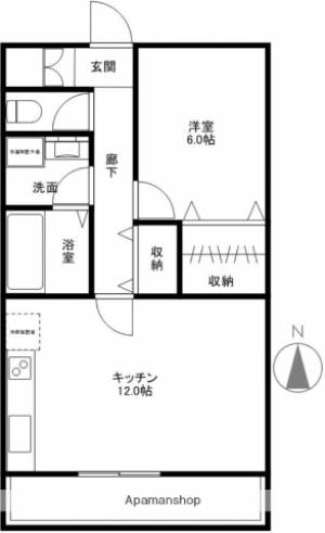 アバンギャルド愛ランド 402の間取り画像