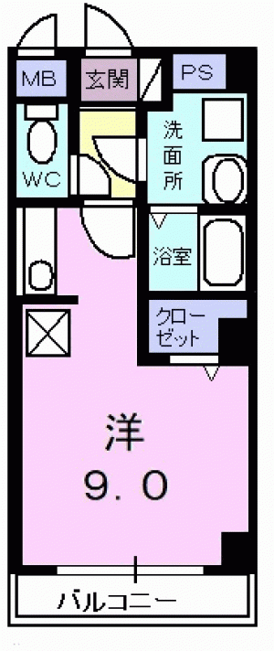 クレスト２０ 501の間取り画像