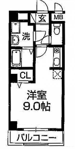 クレスト２０ 501の間取り画像