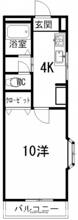 エスポアール 203の間取り画像