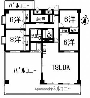 リップルガーデンⅡ 1011の間取り画像