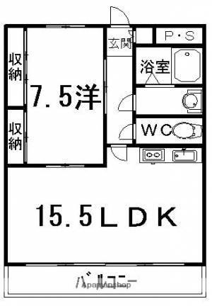 ロゼ２ 607の間取り画像