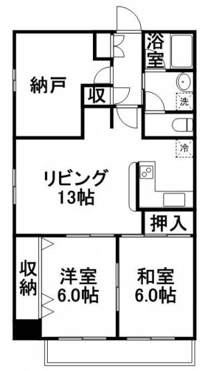 アルファガーデン本町 901の間取り画像