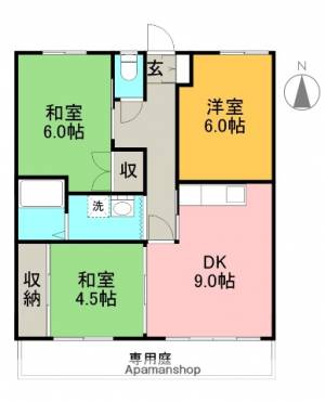 アバン寿 106の間取り画像