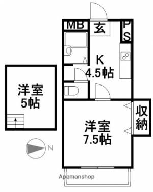 マンション・ターラ 402の間取り画像