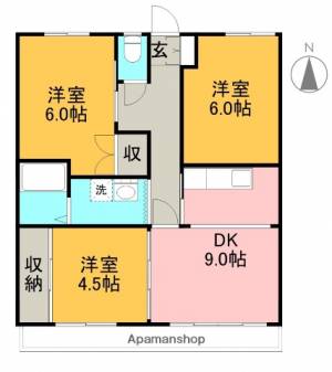 アバン寿 206の間取り画像