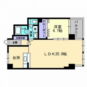 住友ハイツ 201の間取り画像