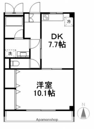 ラティス南竹島 302の間取り画像