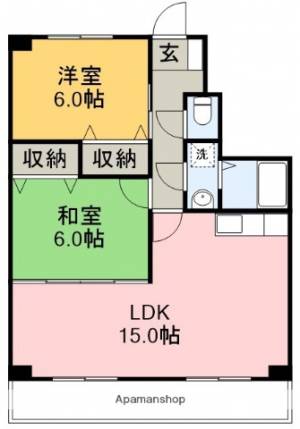 ロゼ３ 506の間取り画像