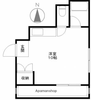 リヴィエラ大川筋 201の間取り画像