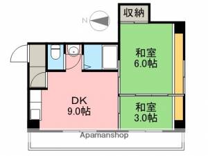 岡村ビル 201の間取り画像