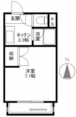 Ｍｙ　Ｆｌａｔ　２ｎｄ 301の間取り画像