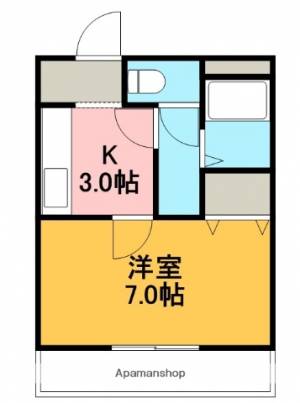 めぞん太陽Ⅲ 302の間取り画像