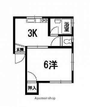 ハイツアラミス 401の間取り画像