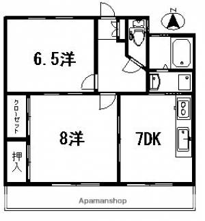 ｃａｓａＭｏＴｏ 302の間取り画像