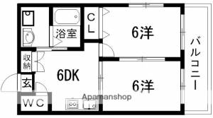 ラ・フルール 702の間取り画像