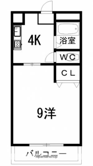 ハウス２０００ＫＵＷＡＮＡ 203の間取り画像